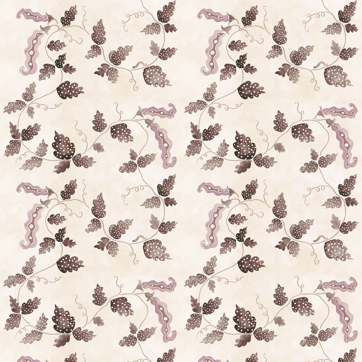 Sweetest Pea Wallpaper -  Mocha