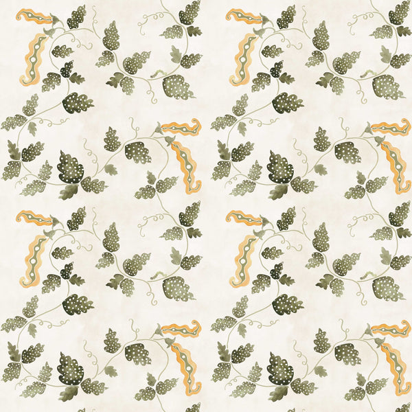 Sweetest Pea Wallpaper -  Olive