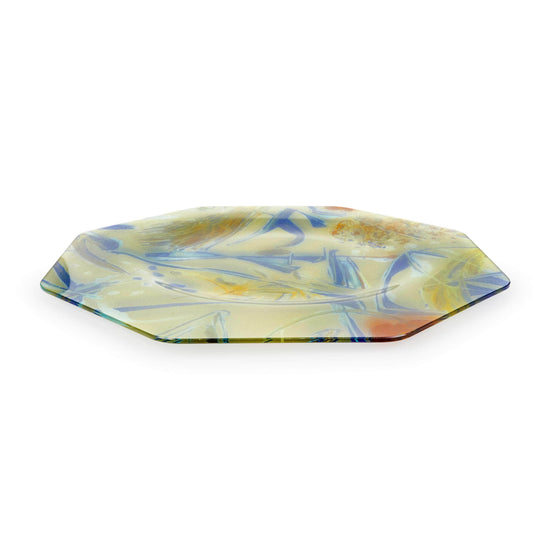 Asymmetrical Octagonal Panarea Dessert Plate