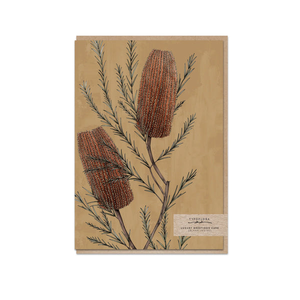 Banksia Portrait Card