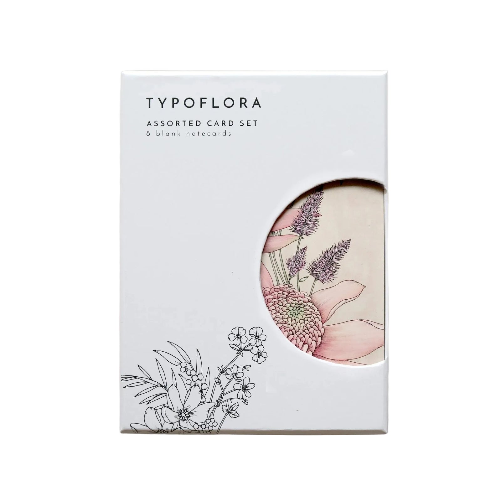 Boxed Card Set - Floral Portrait 3