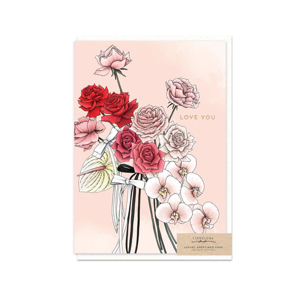 Rose Love You Card