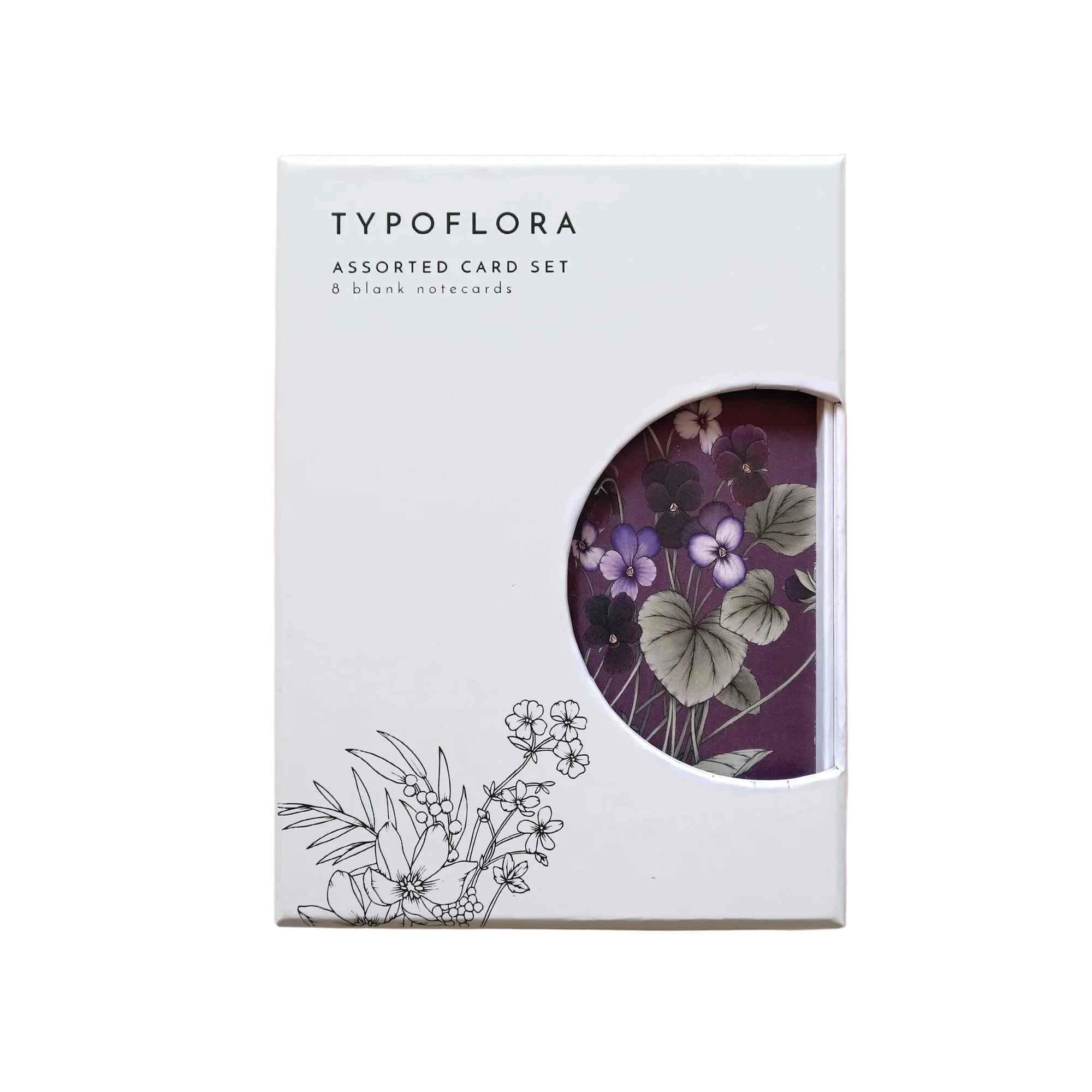 Boxed Card Set - Floral Portrait 4
