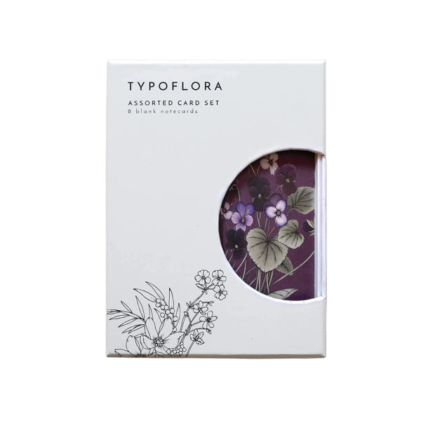 Boxed Card Set - Floral Portrait 4