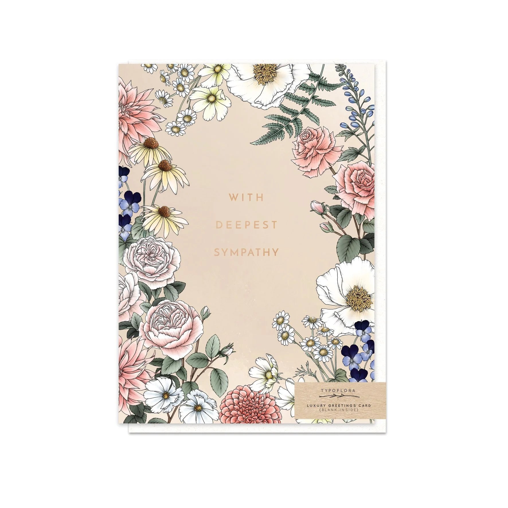 Wildflowers Sympathy Card