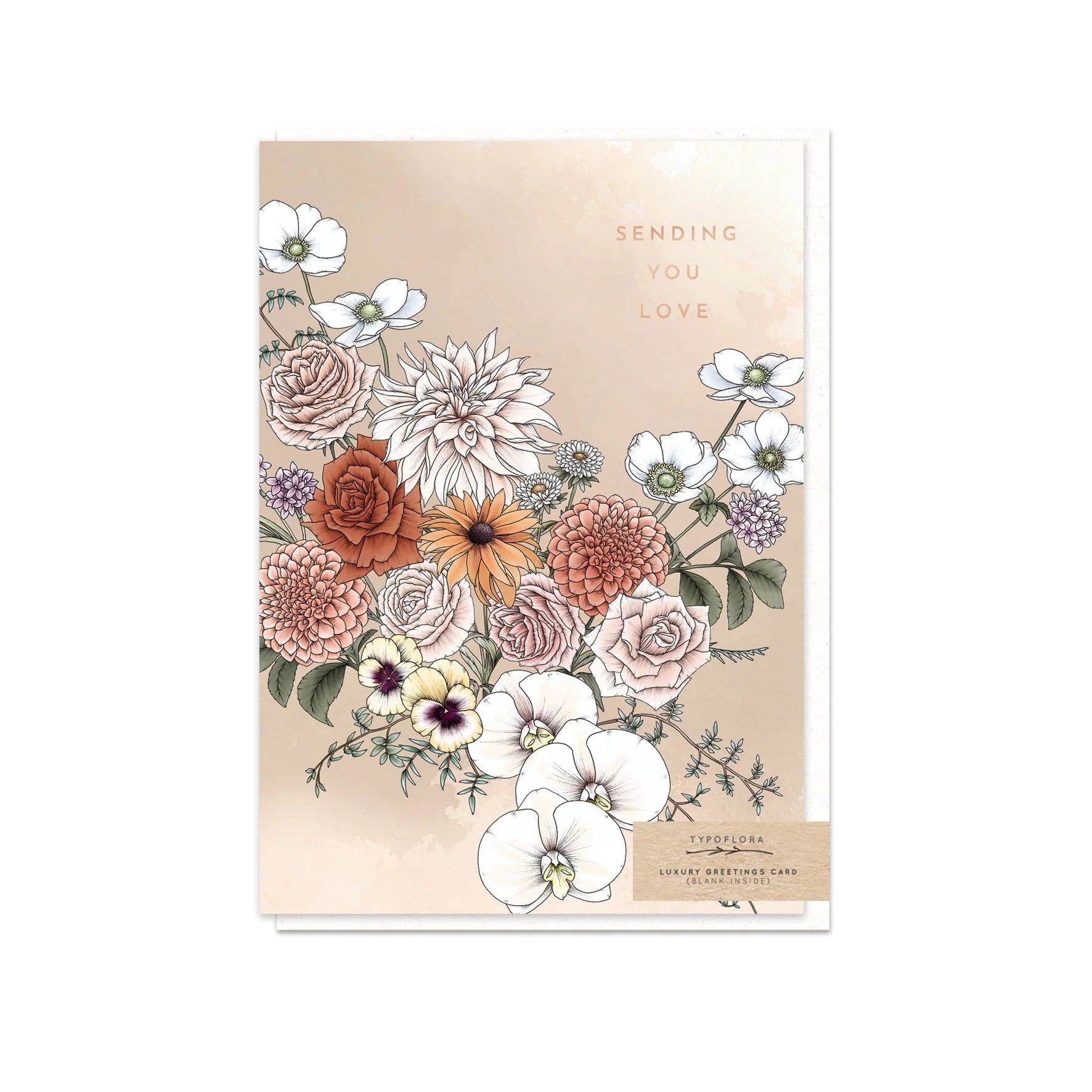 Bouquet Sending You Love Card