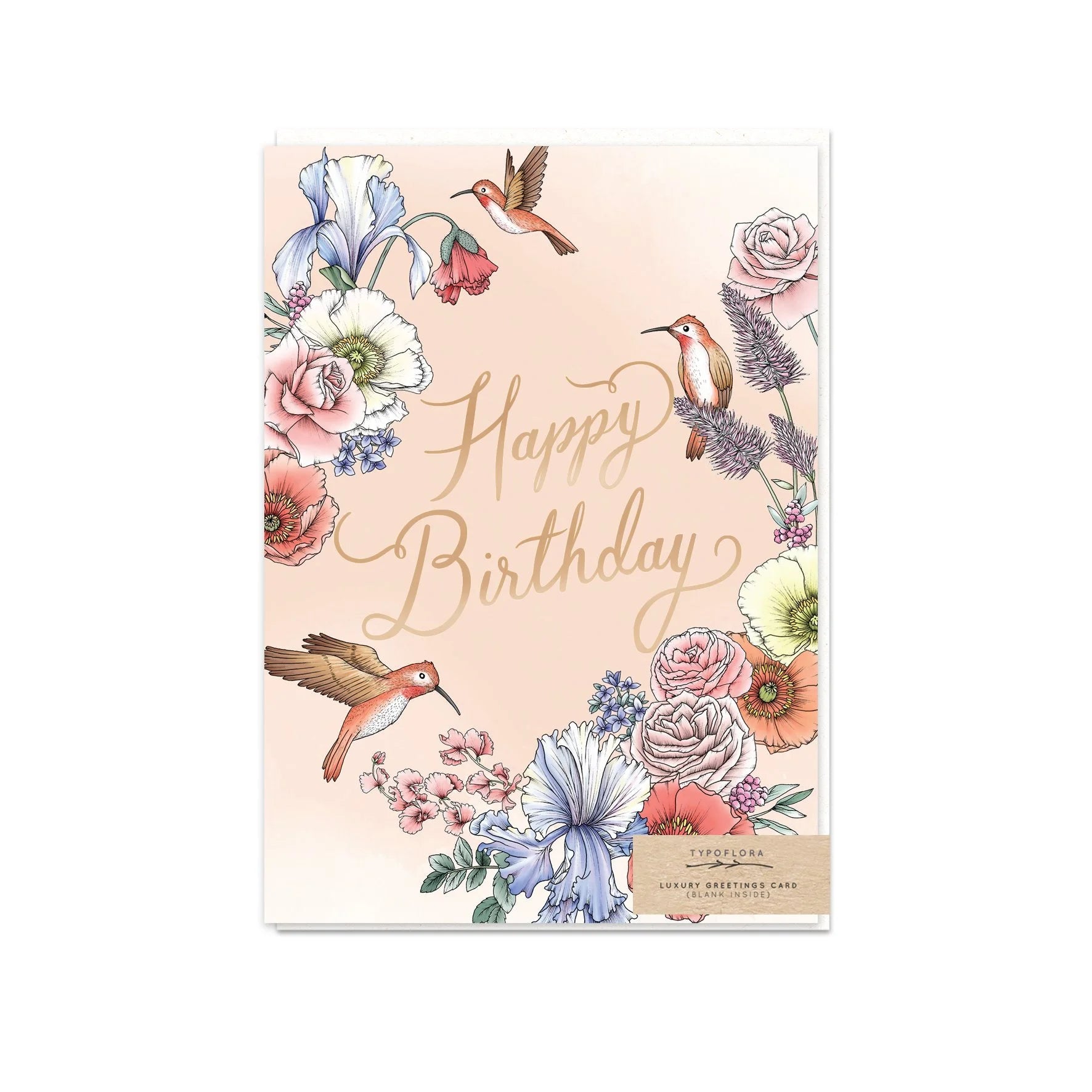 Hummingbird Birthday Card