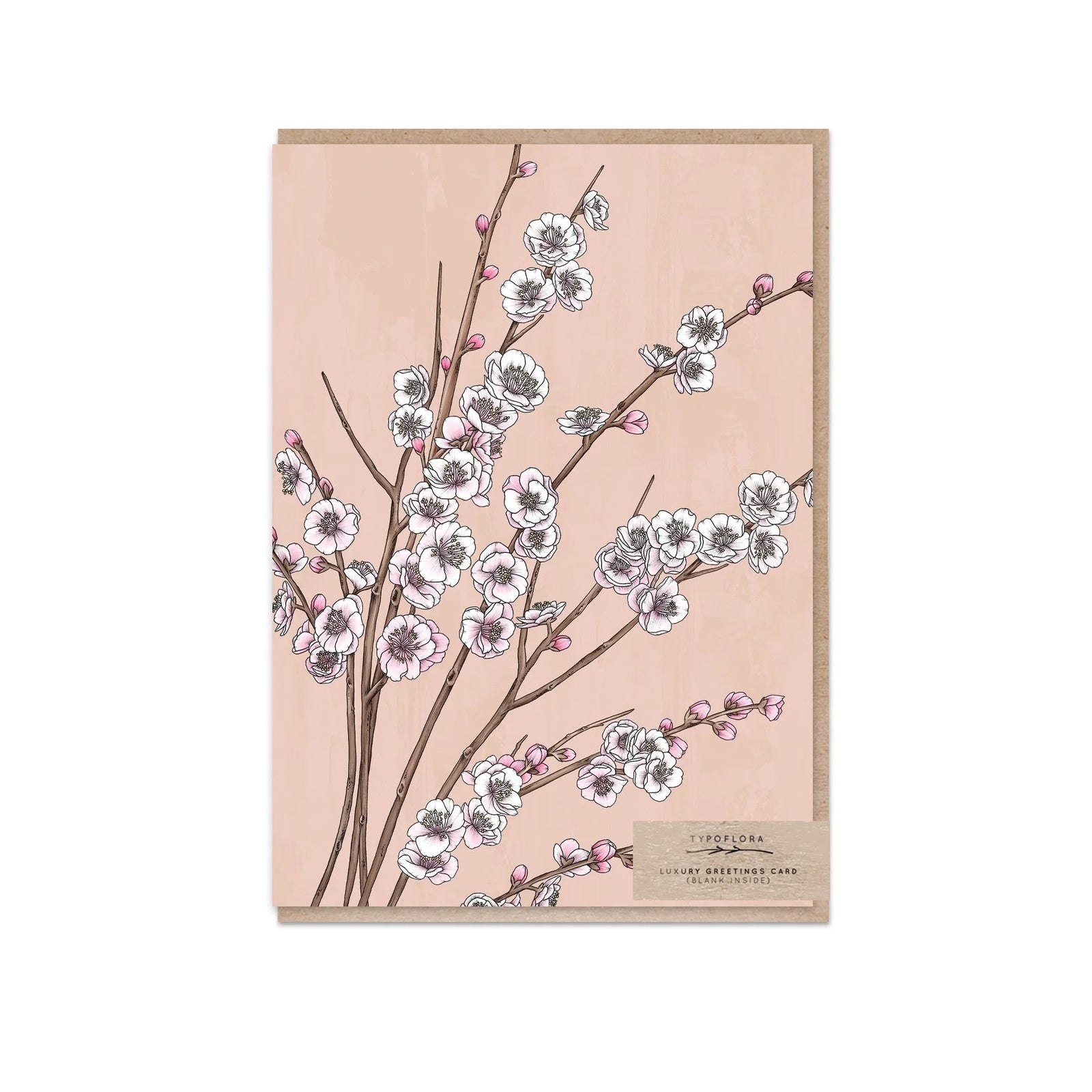 Plum Blossom Portrait Card