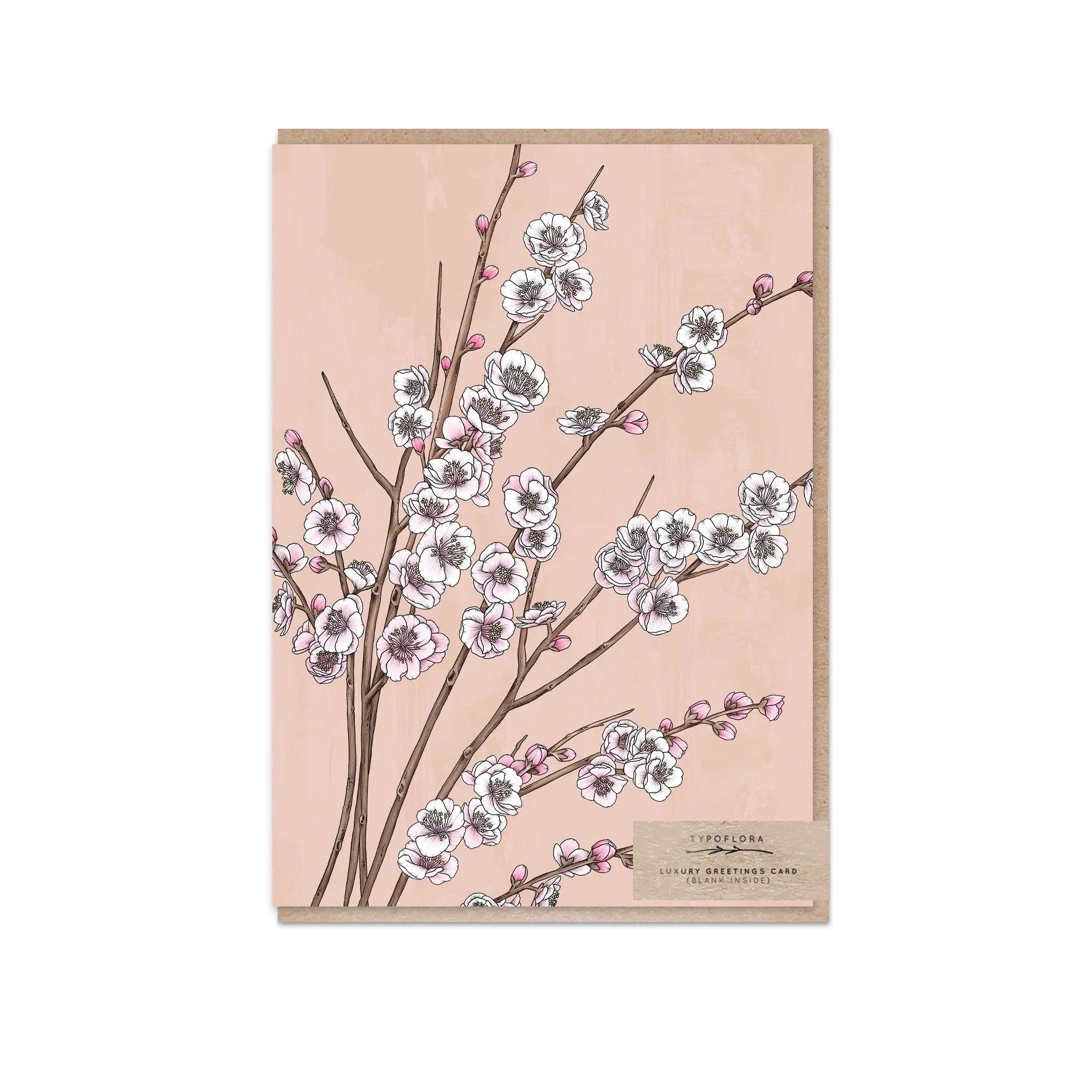 Plum Blossom Portrait Card