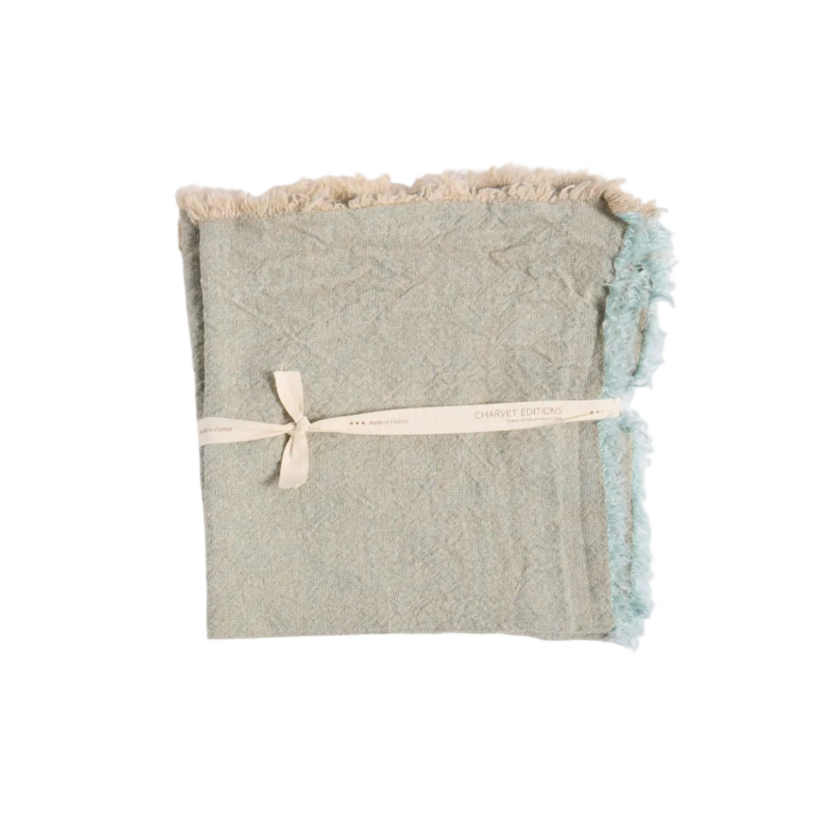 Charvet Linen Napkins in Mint set of 4