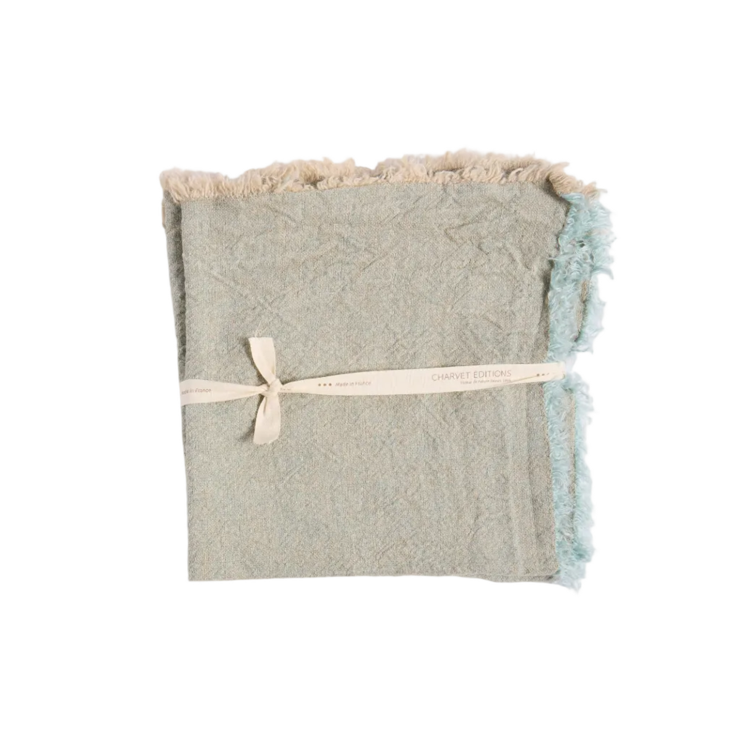 Charvet Linen Napkins in Mint set of 4