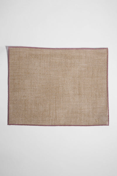Charvet Linen Placemats in Mauve - Set of 4