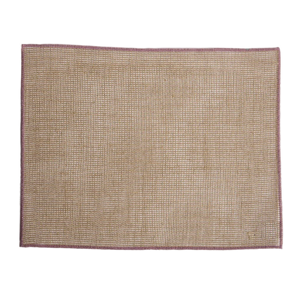 Charvet Linen Placemats in Mauve - Set of 4