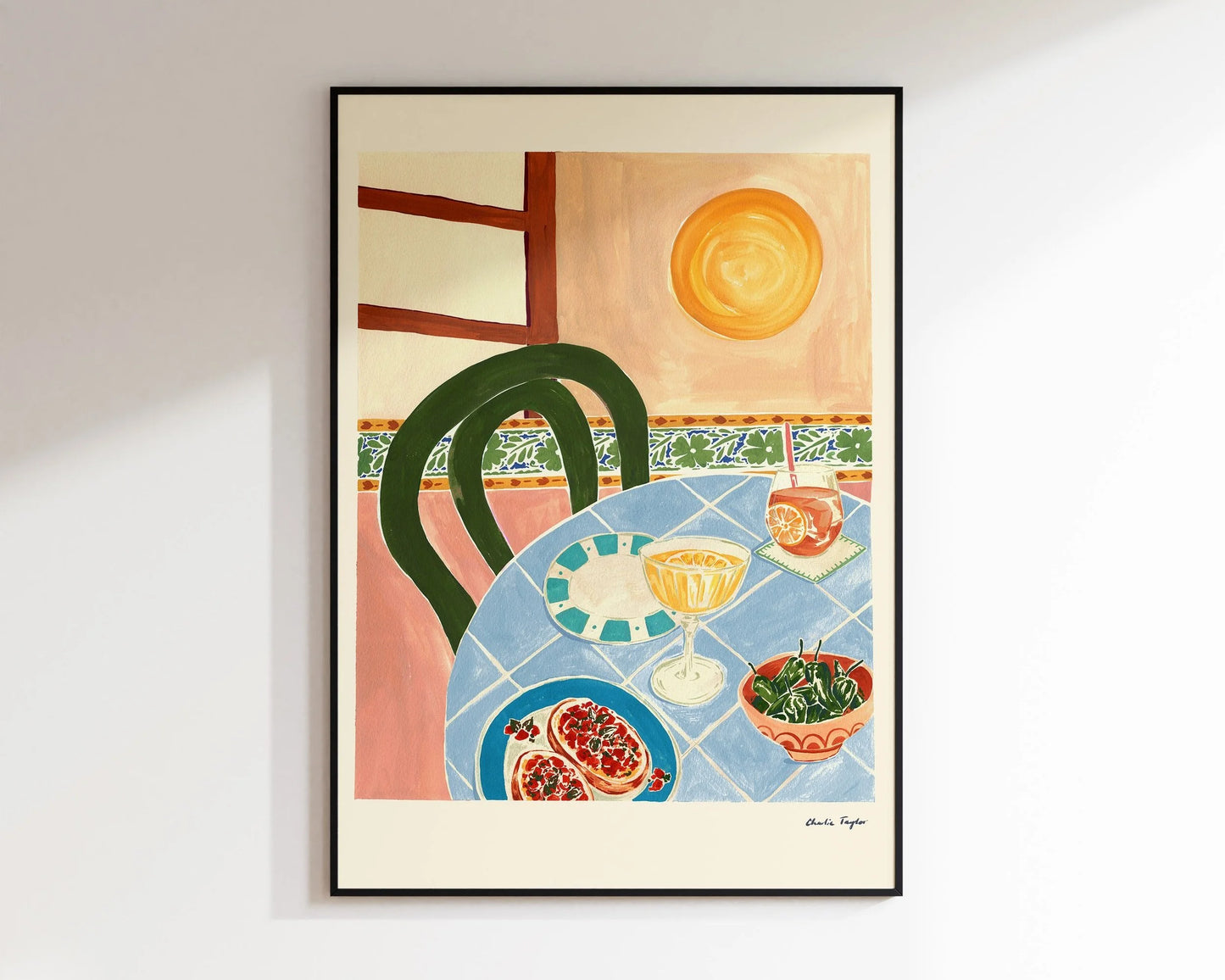 Tapas Sunset' Print