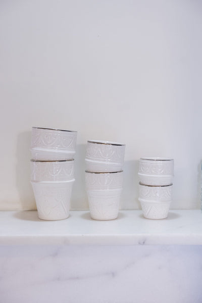 Small Coffee Cup - Silver Noor Imprint
