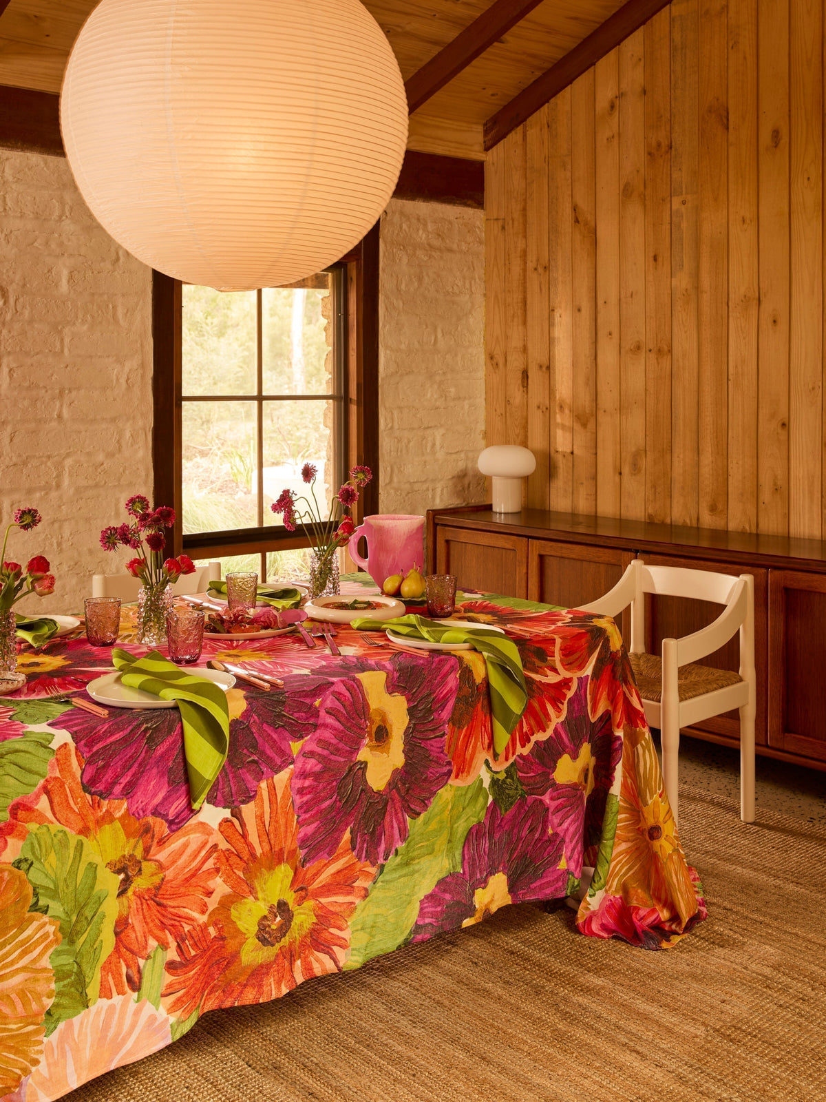 Jardin Multi Linen Tablecloth