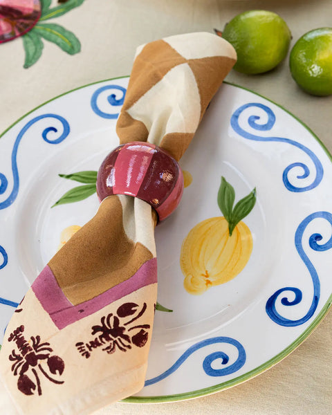 Lemon Swirl Dinner Plate