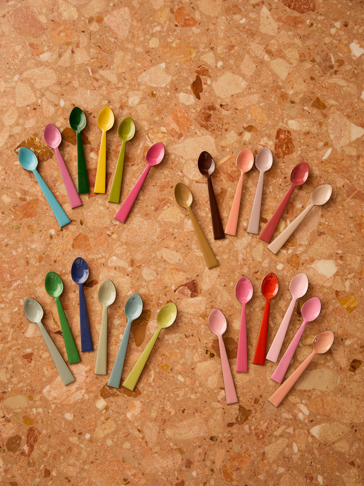 Sky Enamel Teaspoon Set