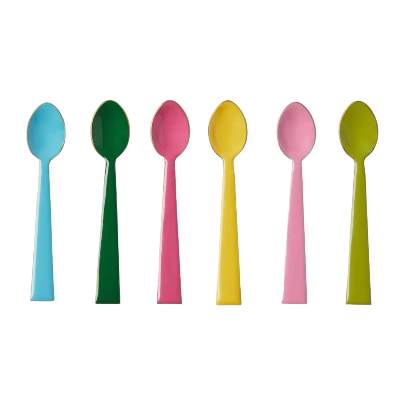 Multi Enamel Teaspoon Set