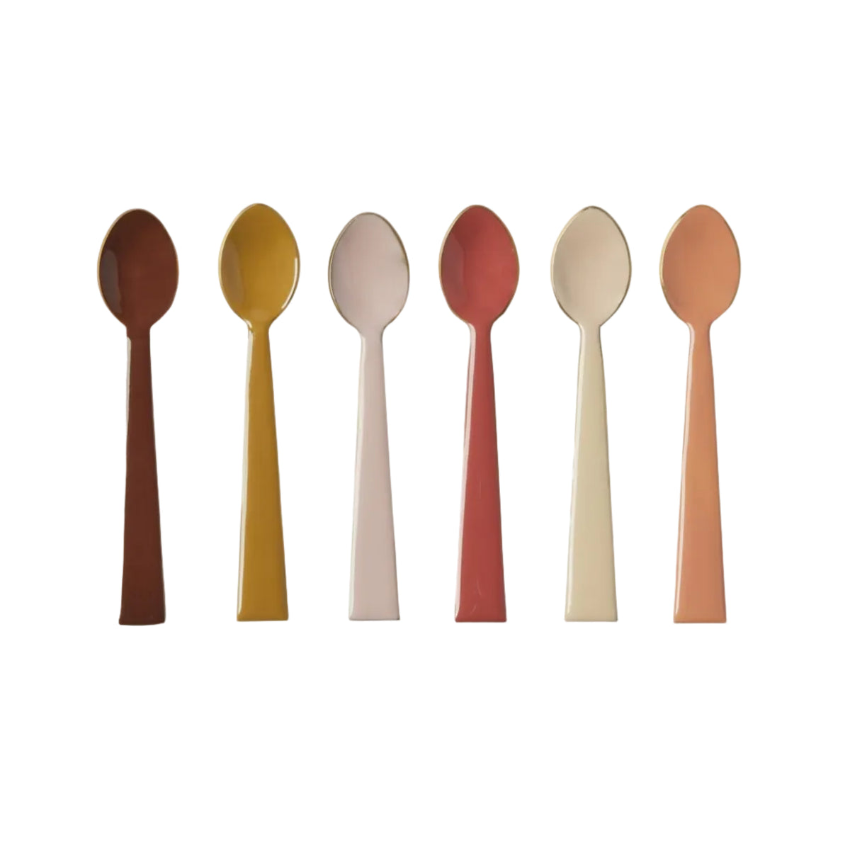 Earth Enamel Teaspoon Set