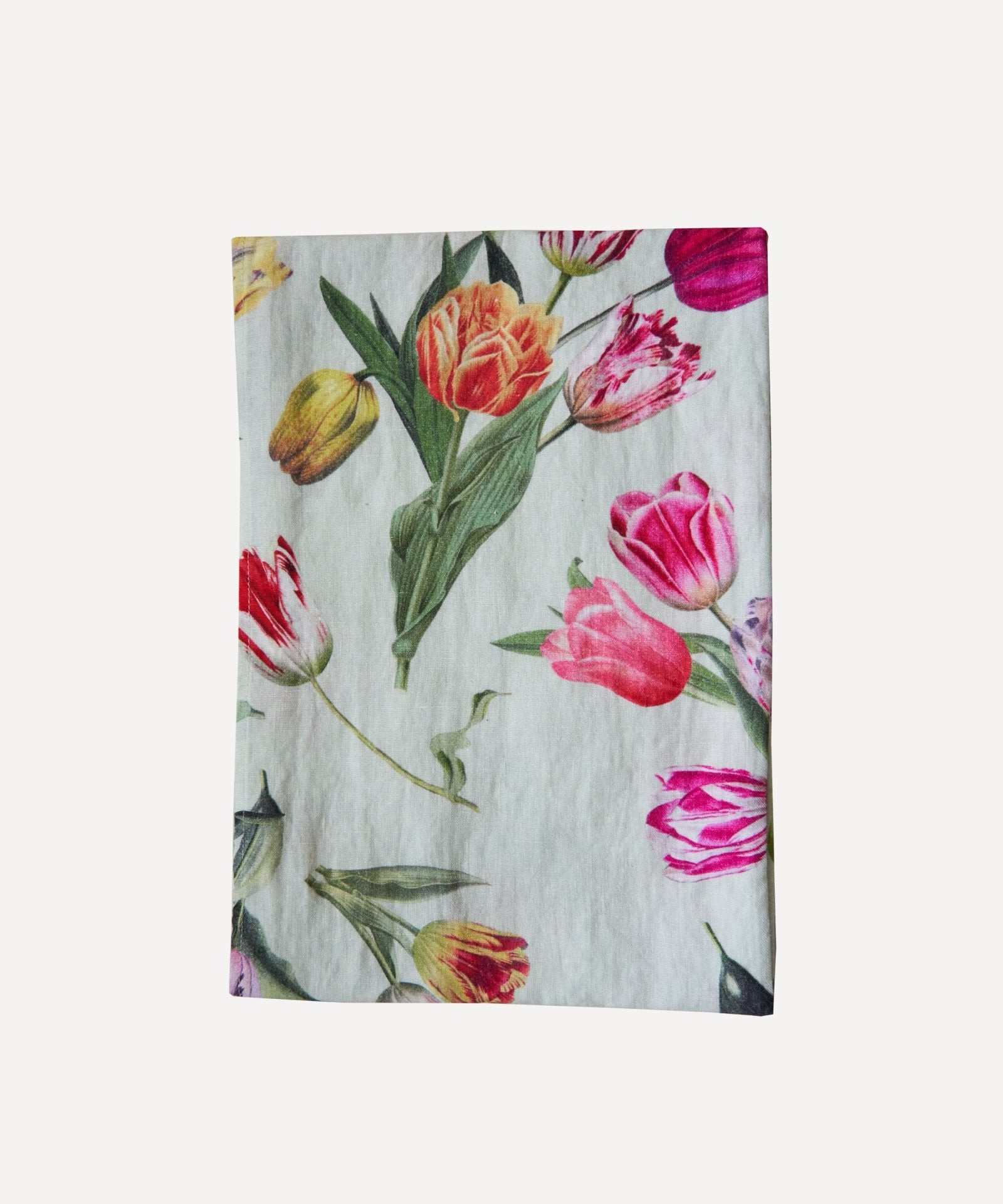 The Tulips Linen Runner Sage