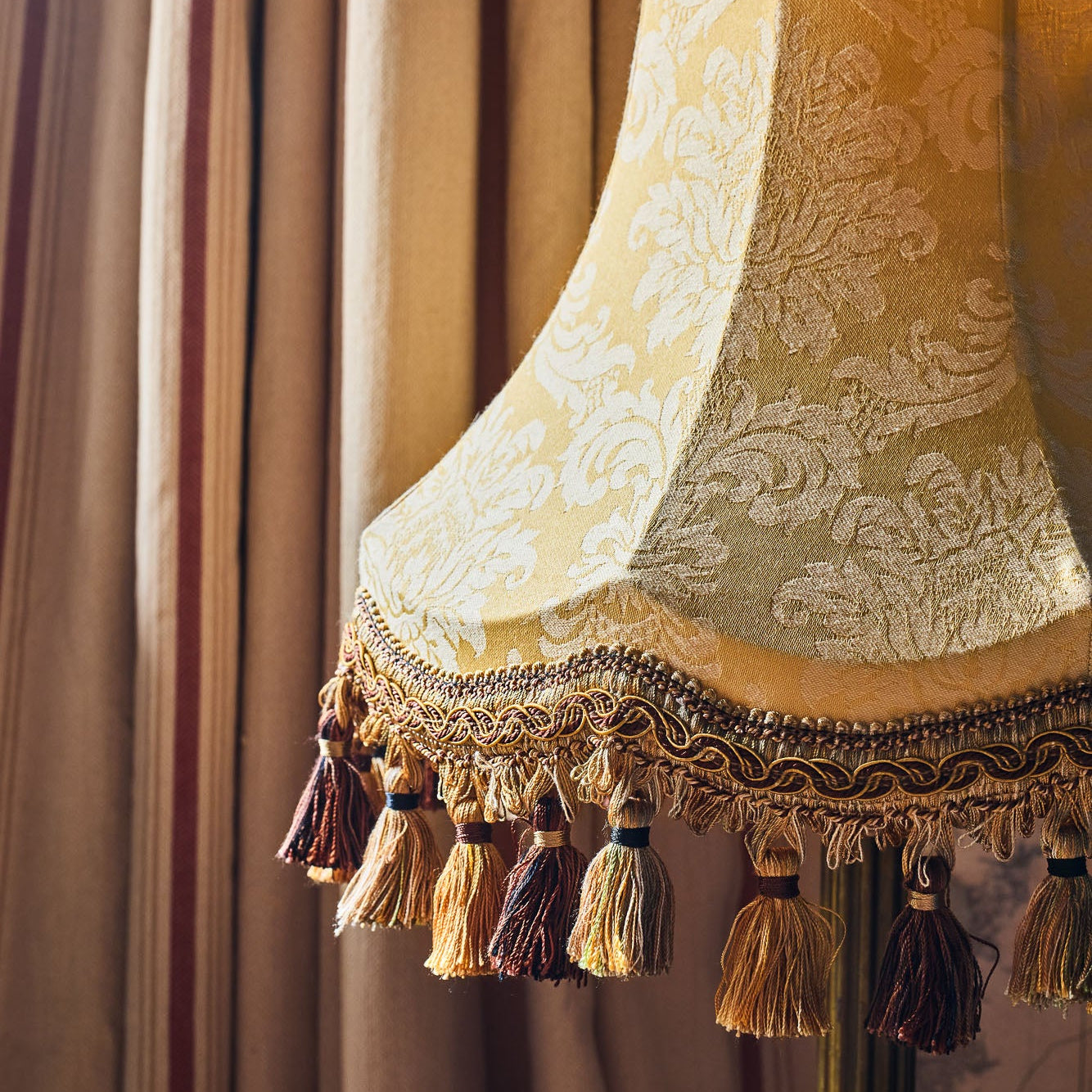 The Citrine Damask Lampshade