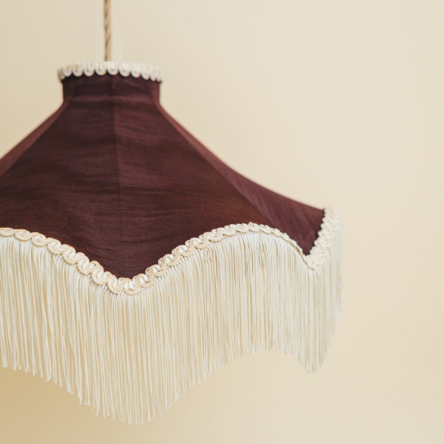The Daisy Moiré Lampshade – Cognac