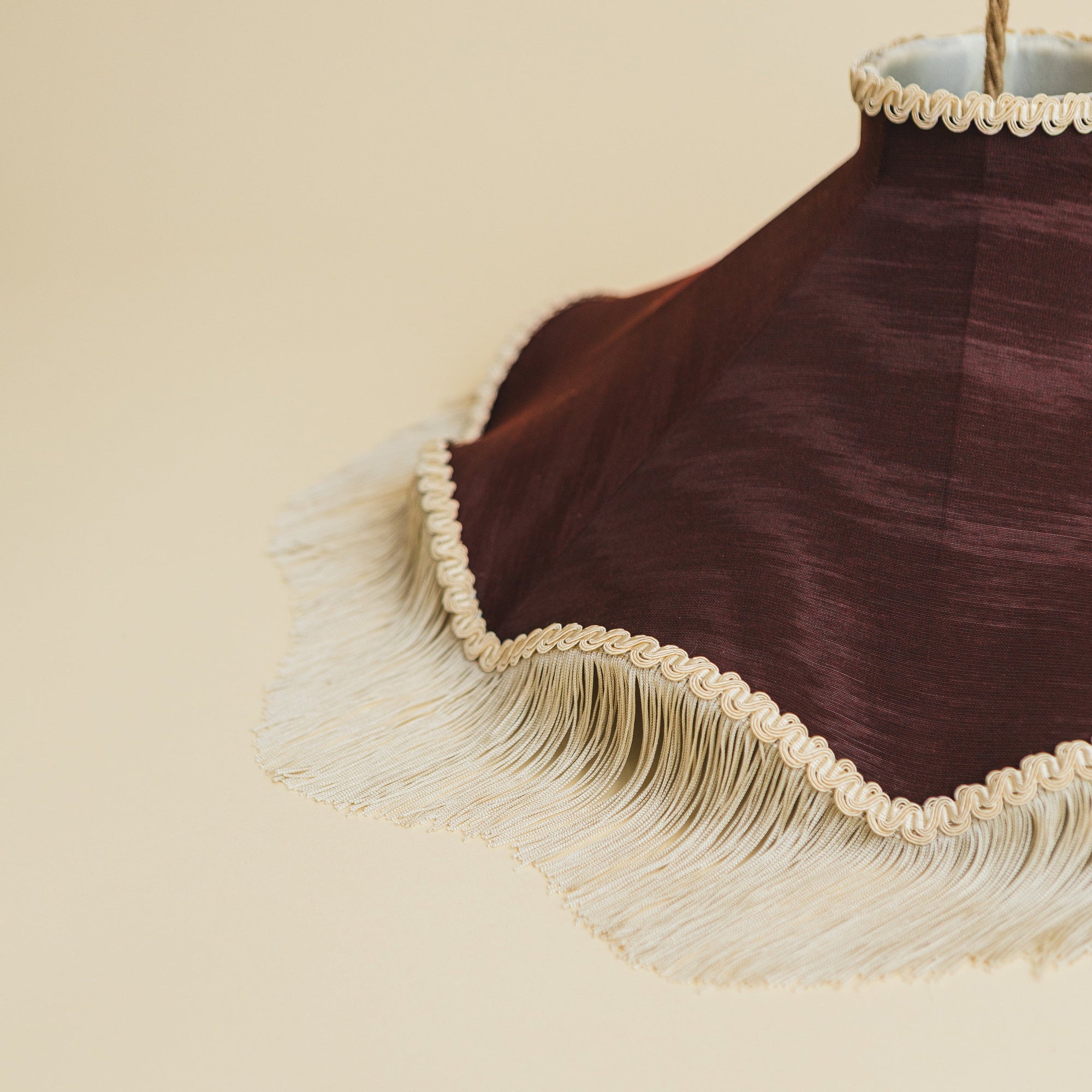 The Daisy Moiré Lampshade – Cognac