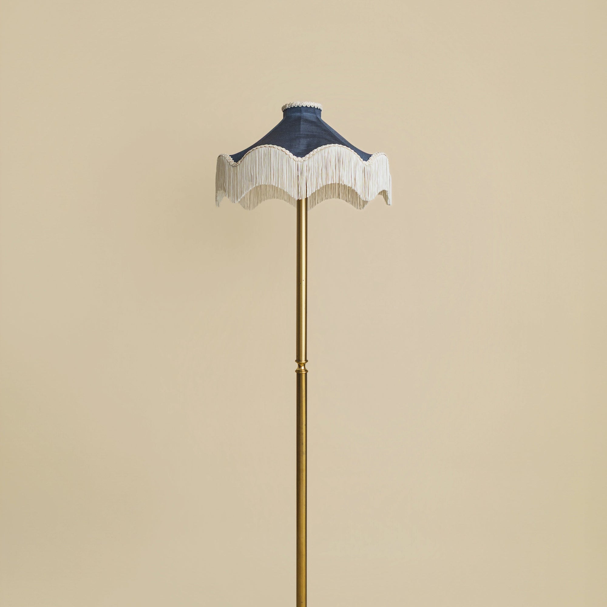 The Daisy Moiré Lampshade - Midnight