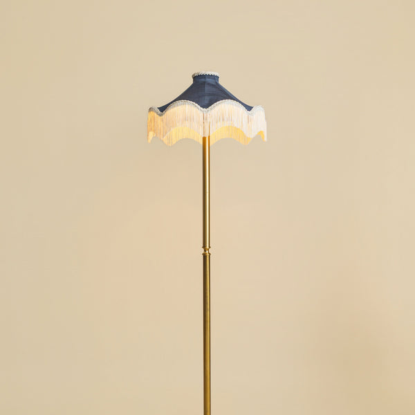 The Daisy Moiré Lampshade - Midnight