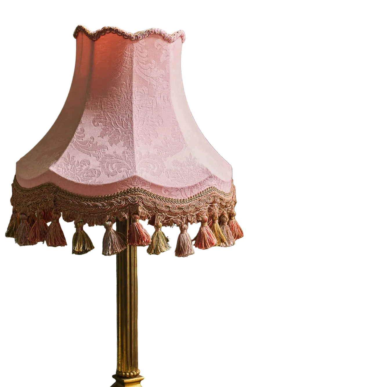 The Rose Quartz Damask Lampshade