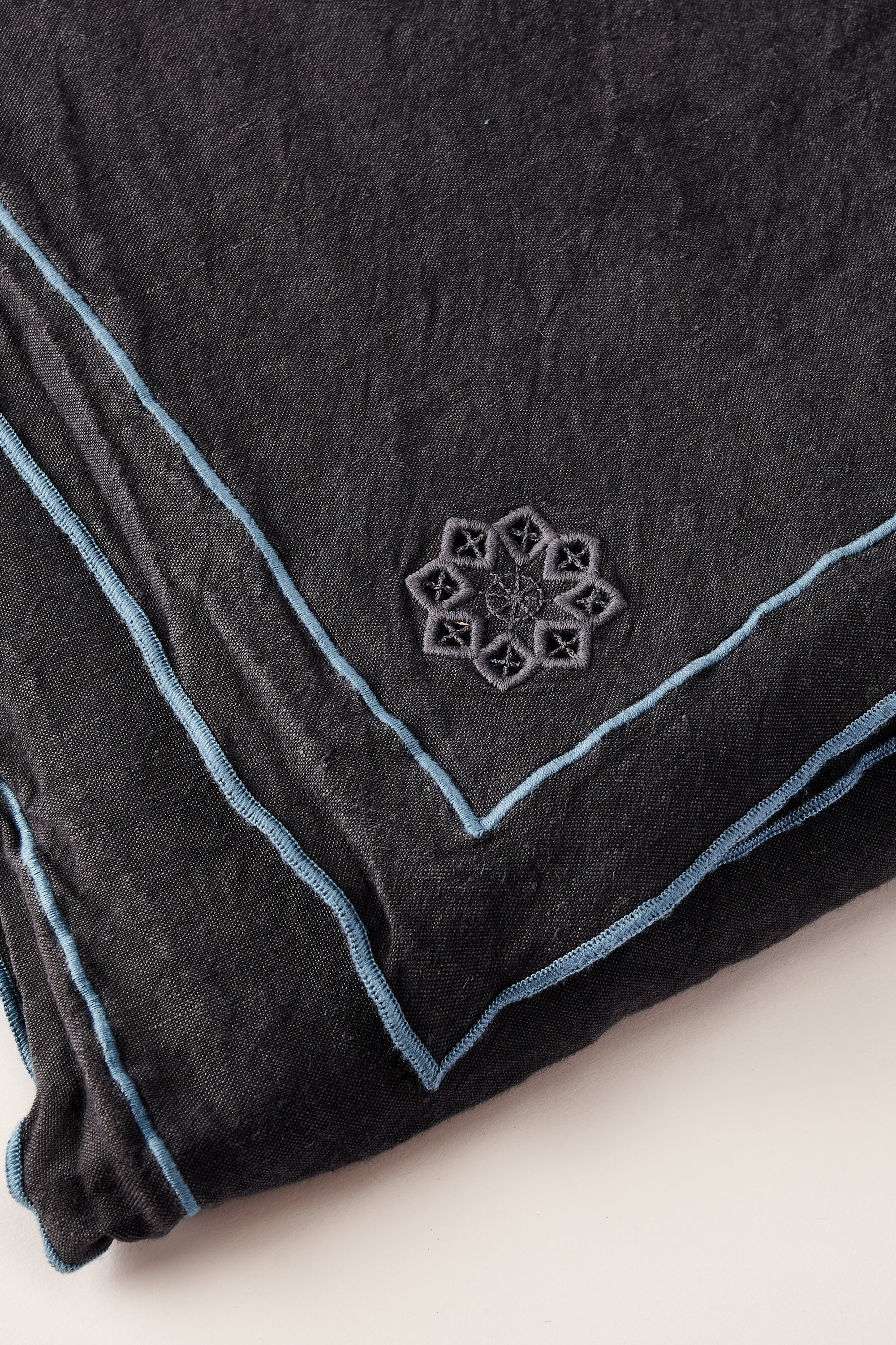 Day for Night Tablecloth Slate/Ink