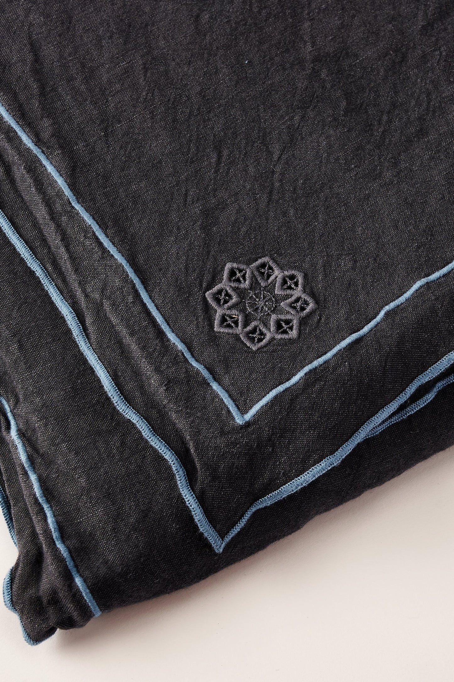Day for Night Tablecloth Slate/Ink