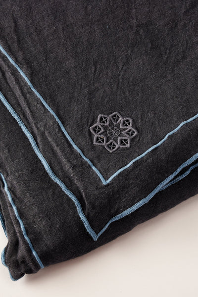 Day for Night Tablecloth Slate/Ink