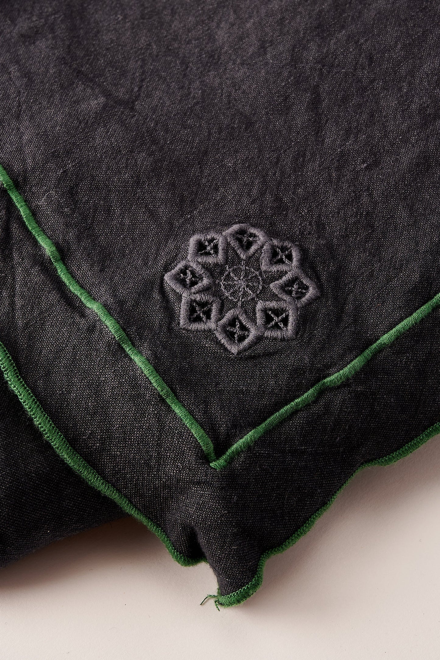 Day for Night Tablecloth Slate/Clover