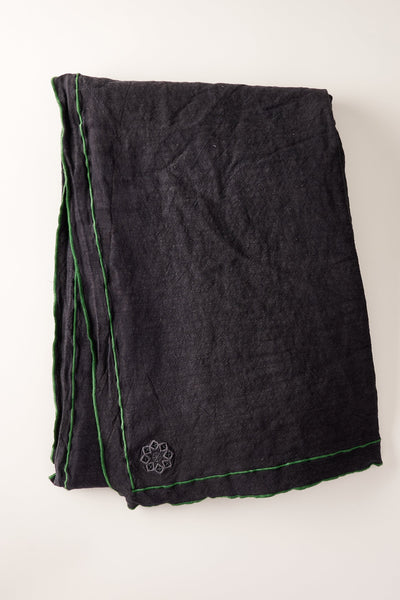 Day for Night Tablecloth Slate/Clover
