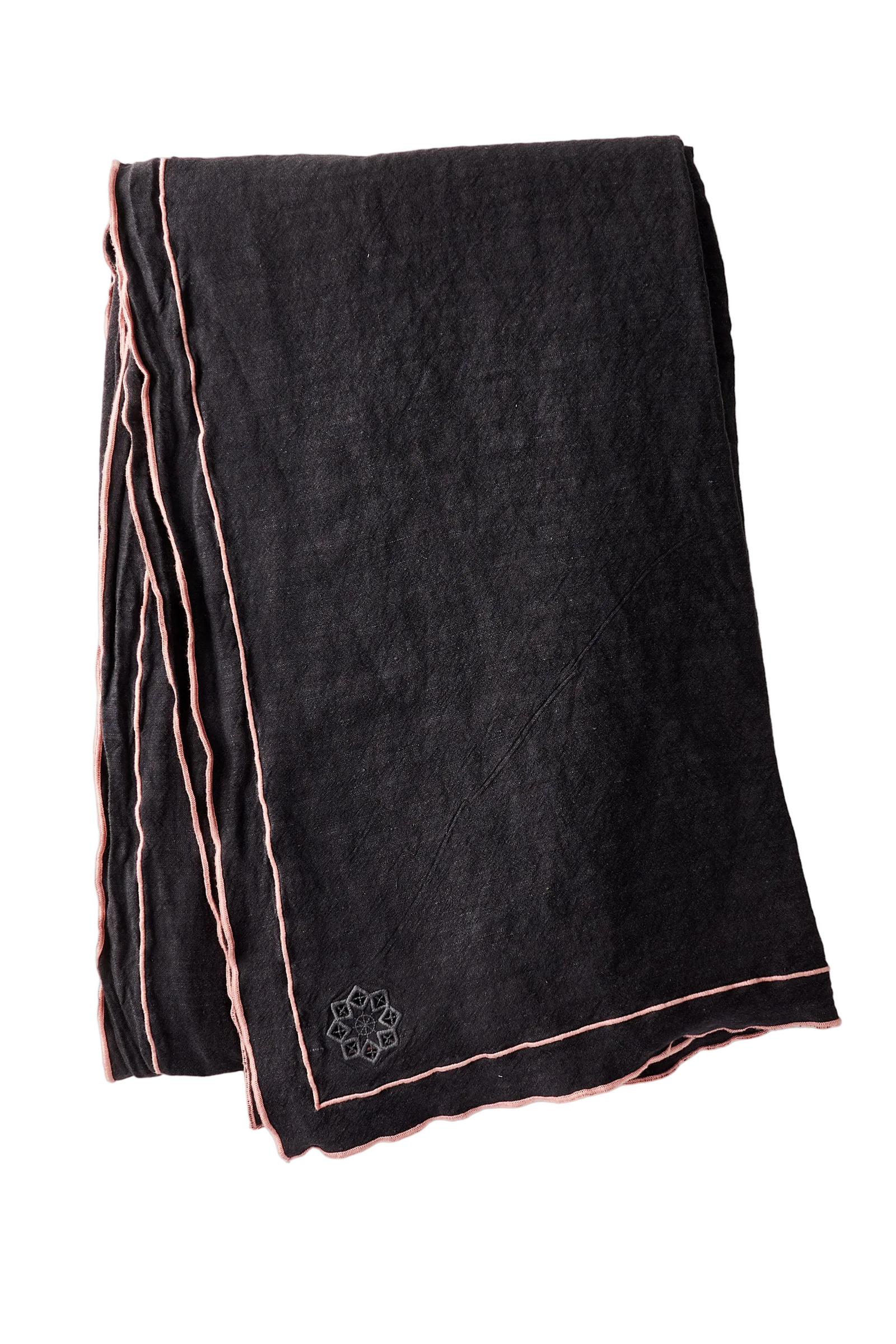 Day for Night Tablecloth Slate/Peony
