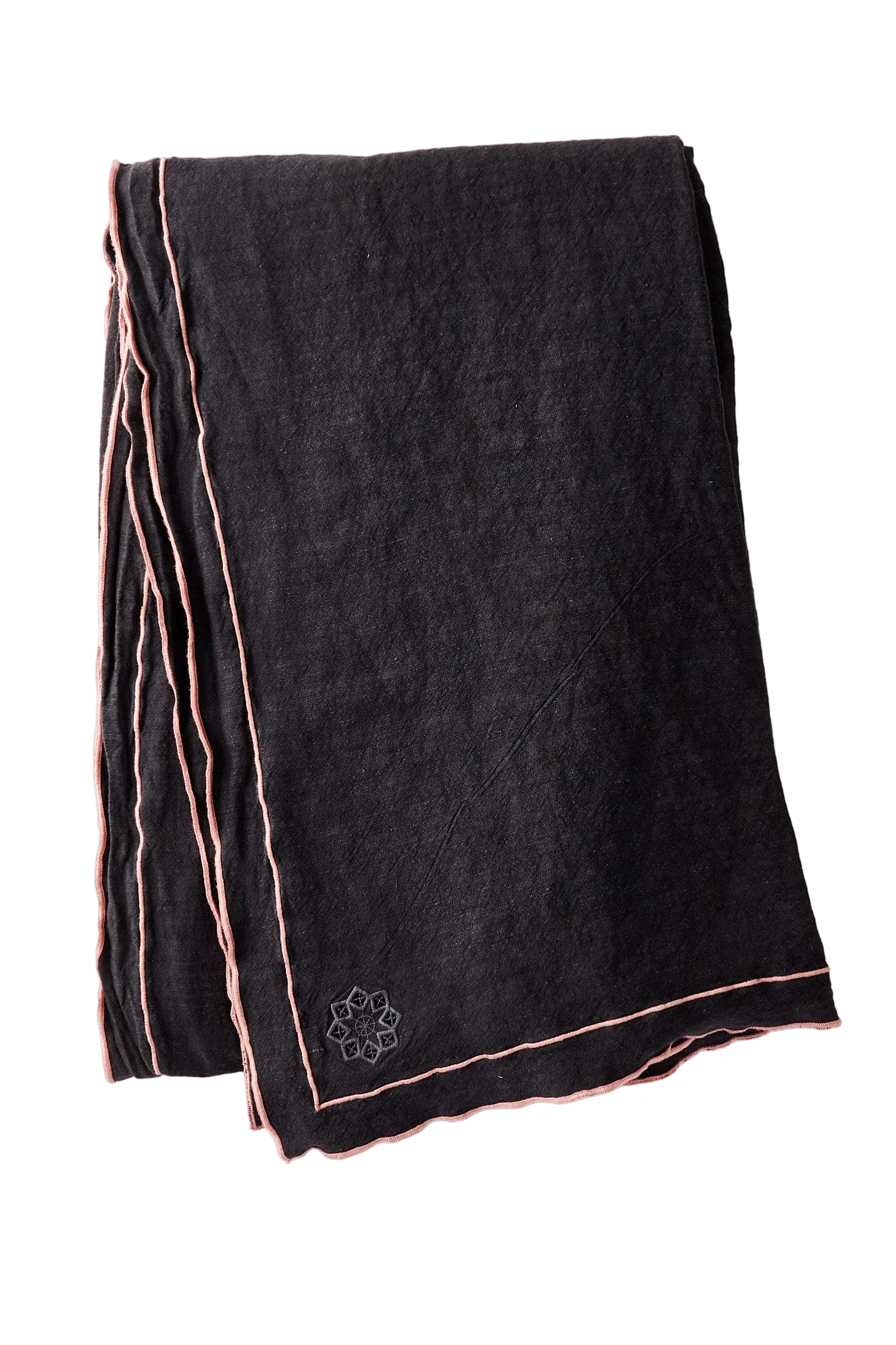 Day for Night Tablecloth Slate/Peony