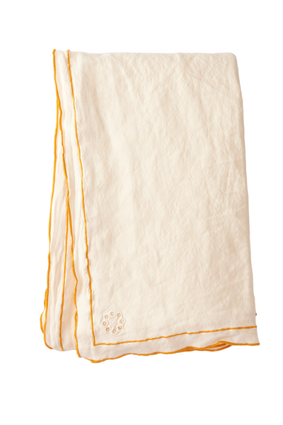 Day for Night Tablecloth Cream/Marigold