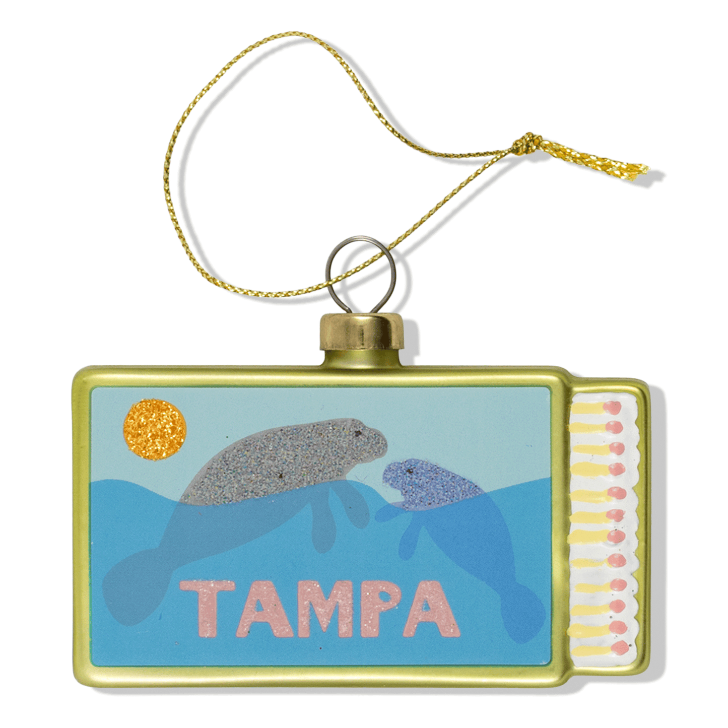 Matchbook Ornament - Tampa - Furbish Studio