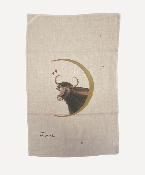 Linen Tea Towel "Taurus"