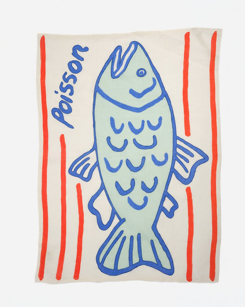 Poisson Tea Towel