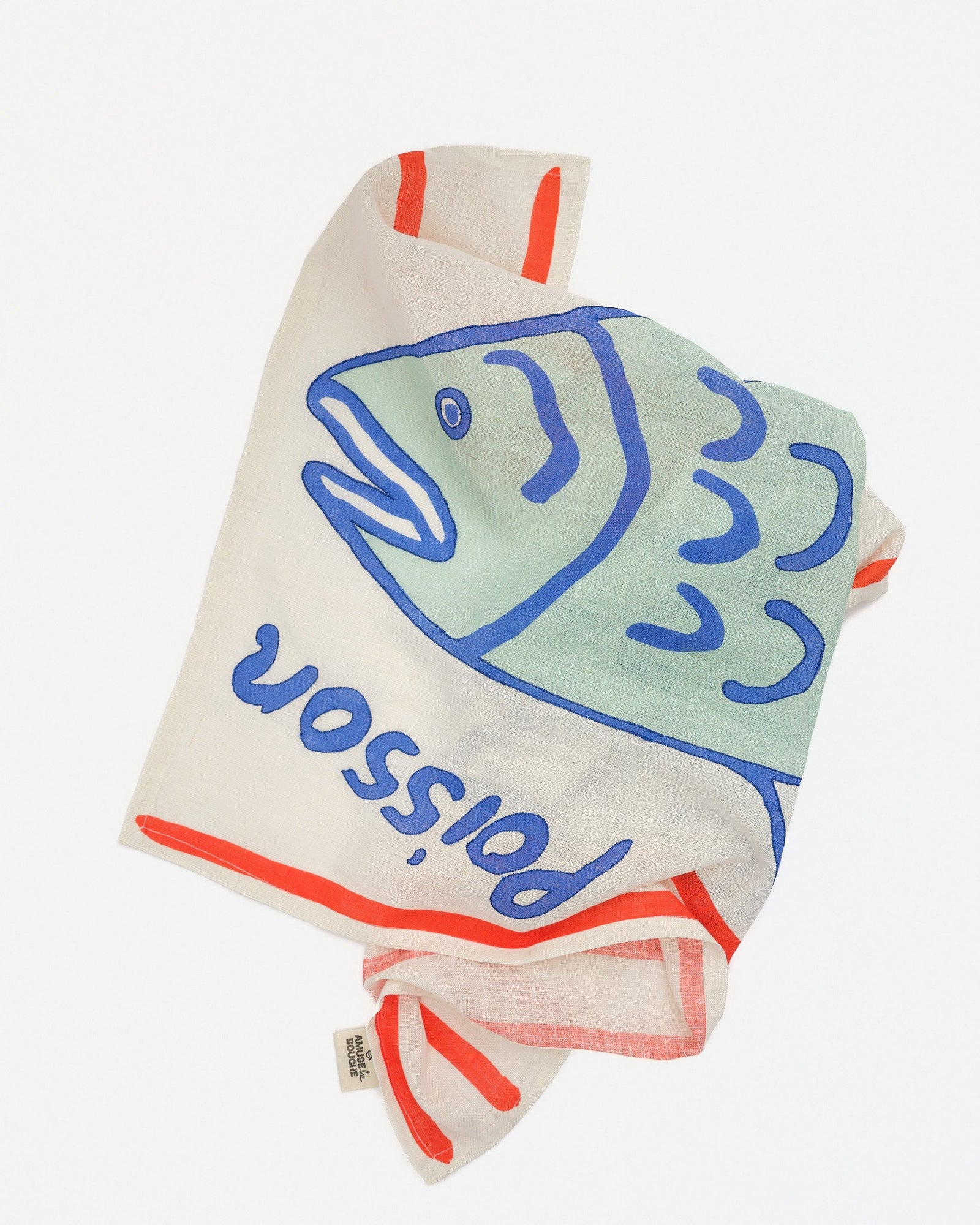 Poisson Tea Towel