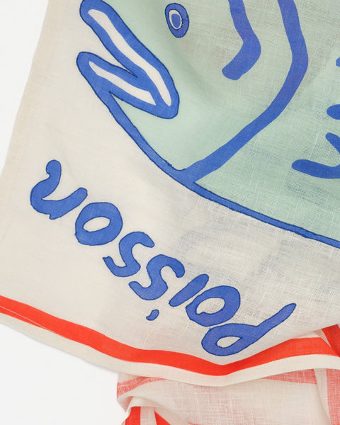 Poisson Tea Towel