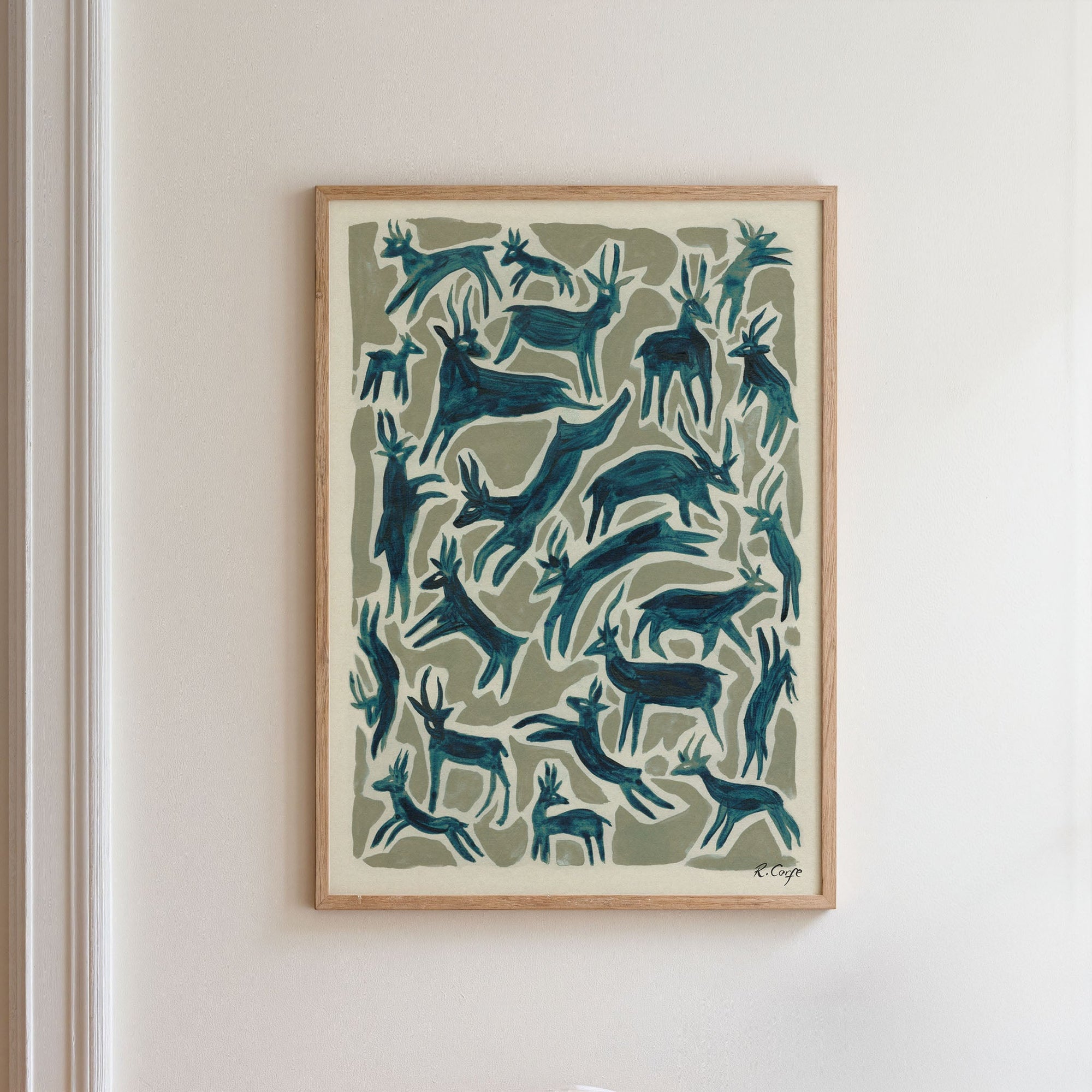 Deer Art Print