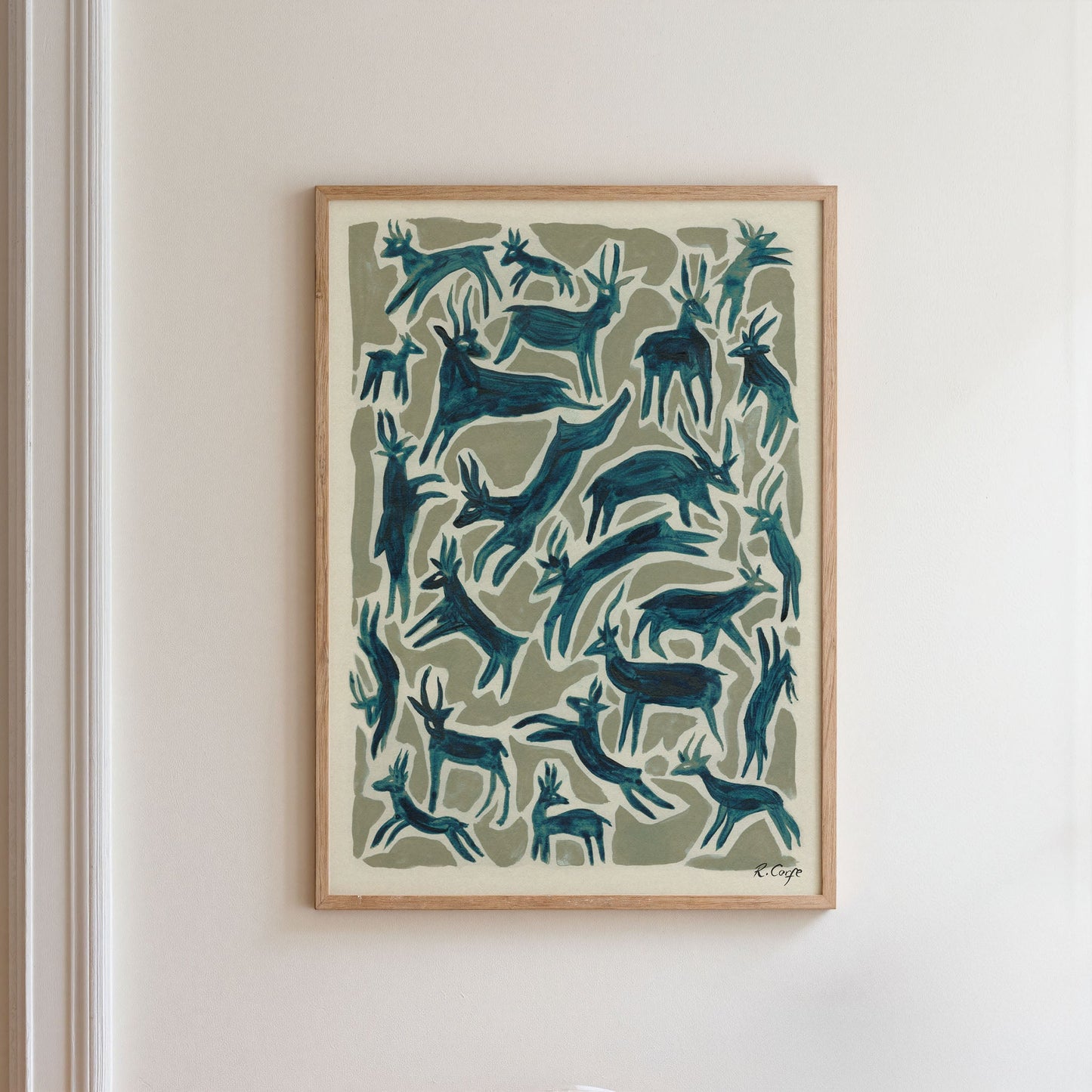 Deer Art Print
