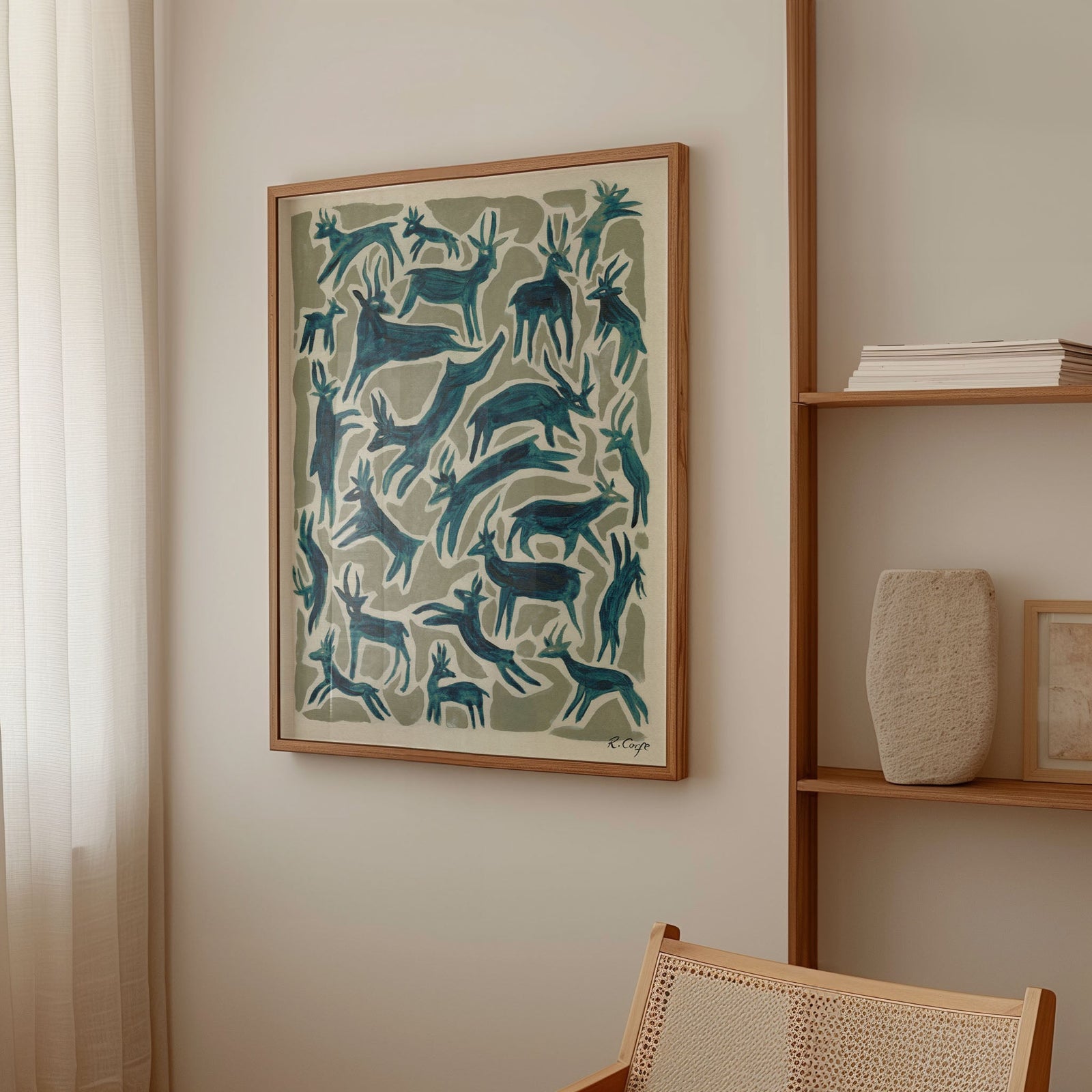Deer Art Print