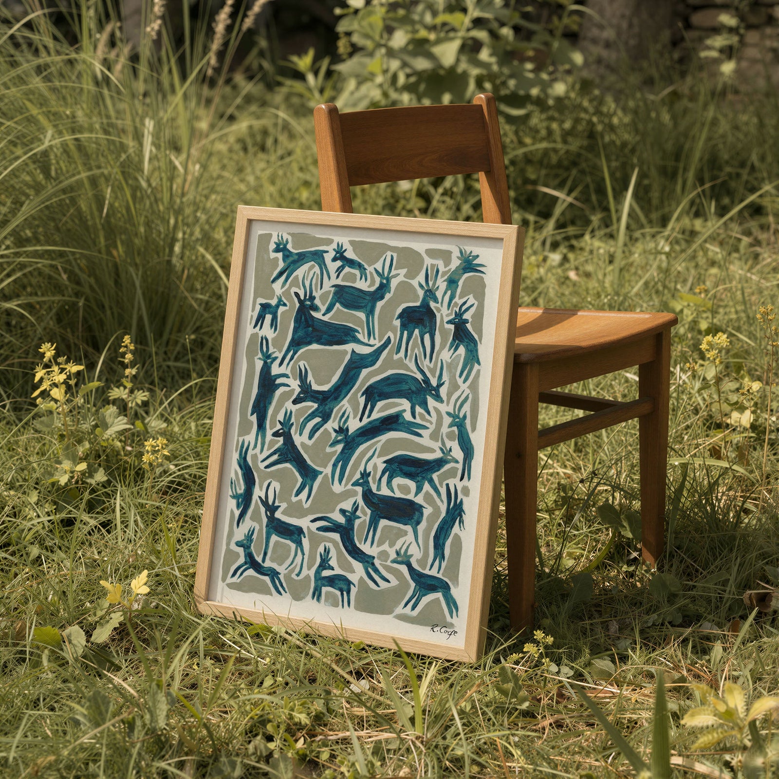 Deer Art Print