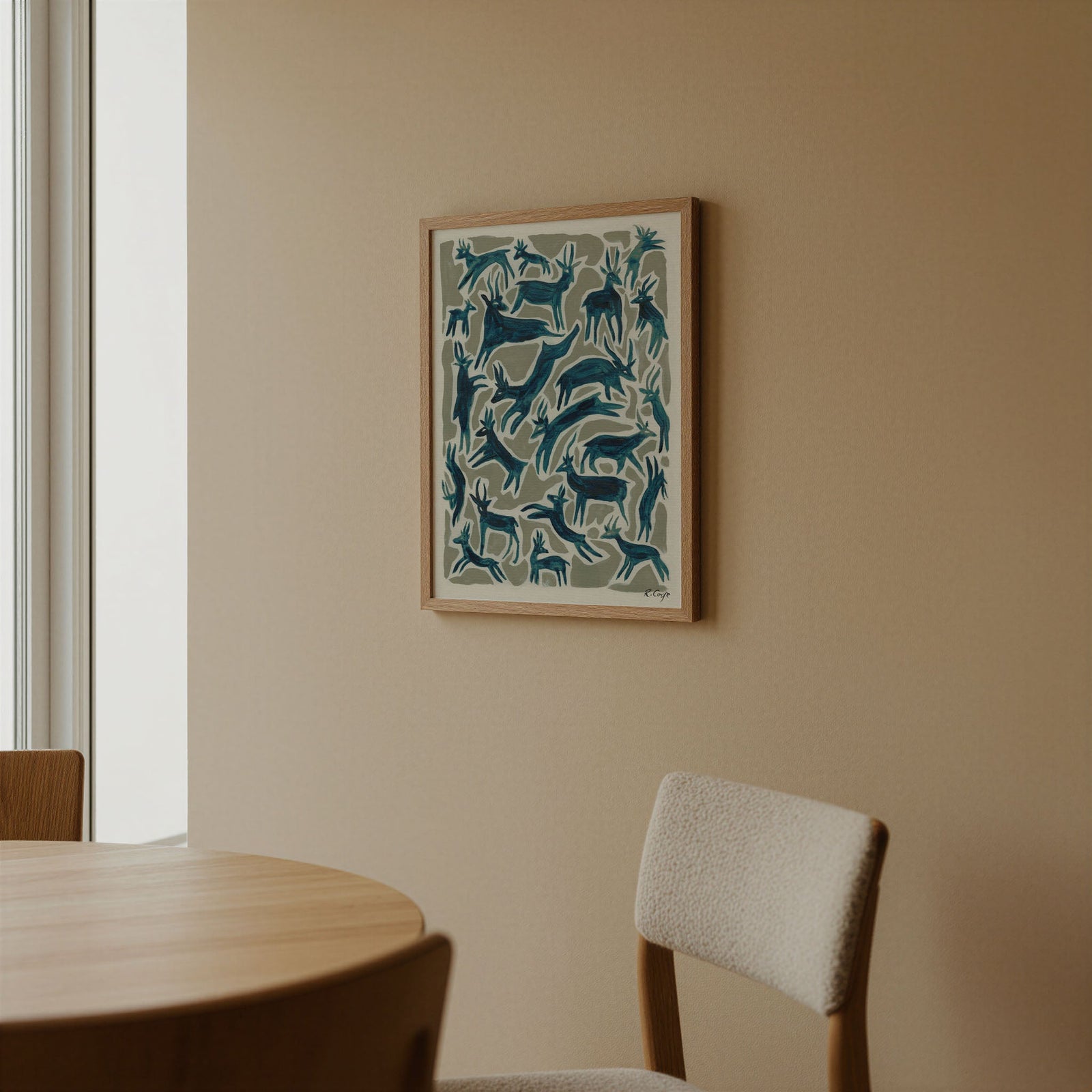 Deer Art Print