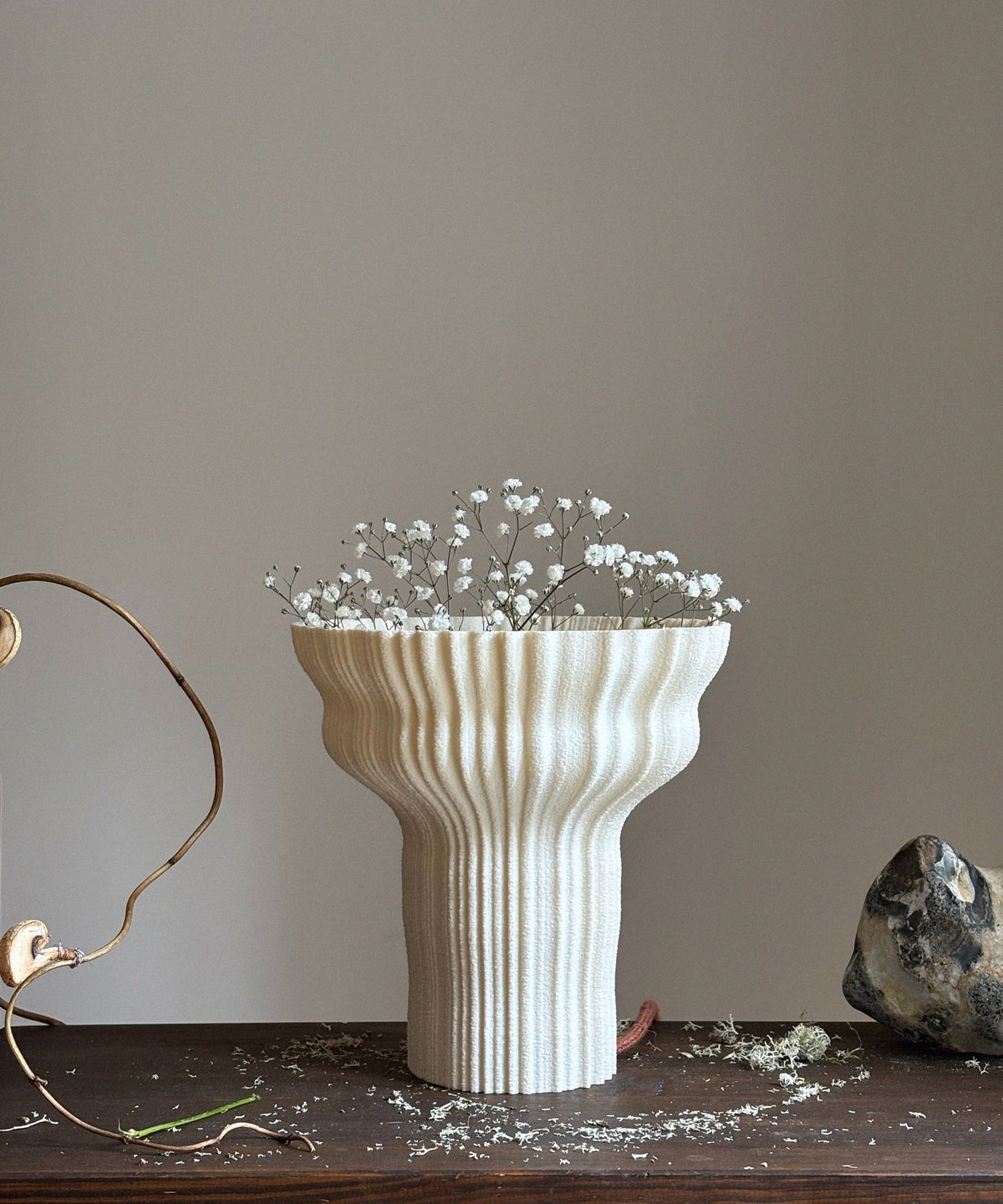 Teoa | 3D-Printed Lamp | Sandstone